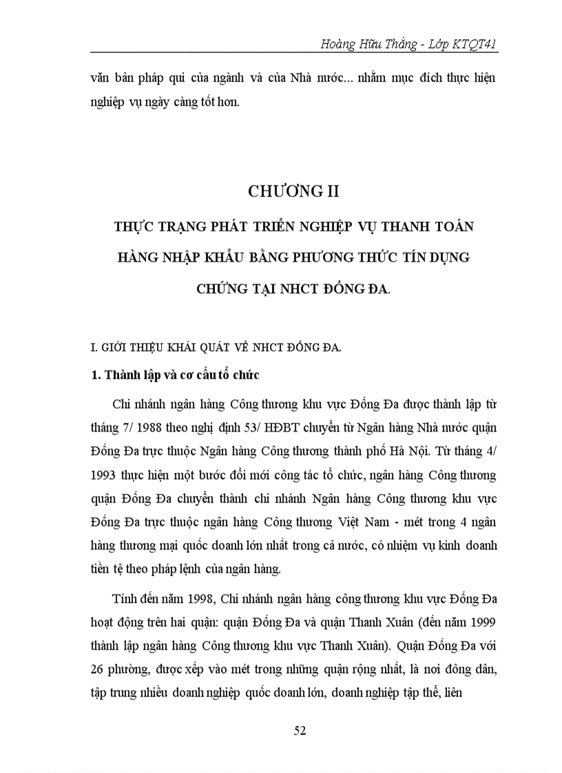 image for page Giải pháp phát triển nghiệp vụ thanh toán hàng nhập khẩu bằng phương thức tín dụng chứng từ tại Ngân hàng Công thương Đống Đa