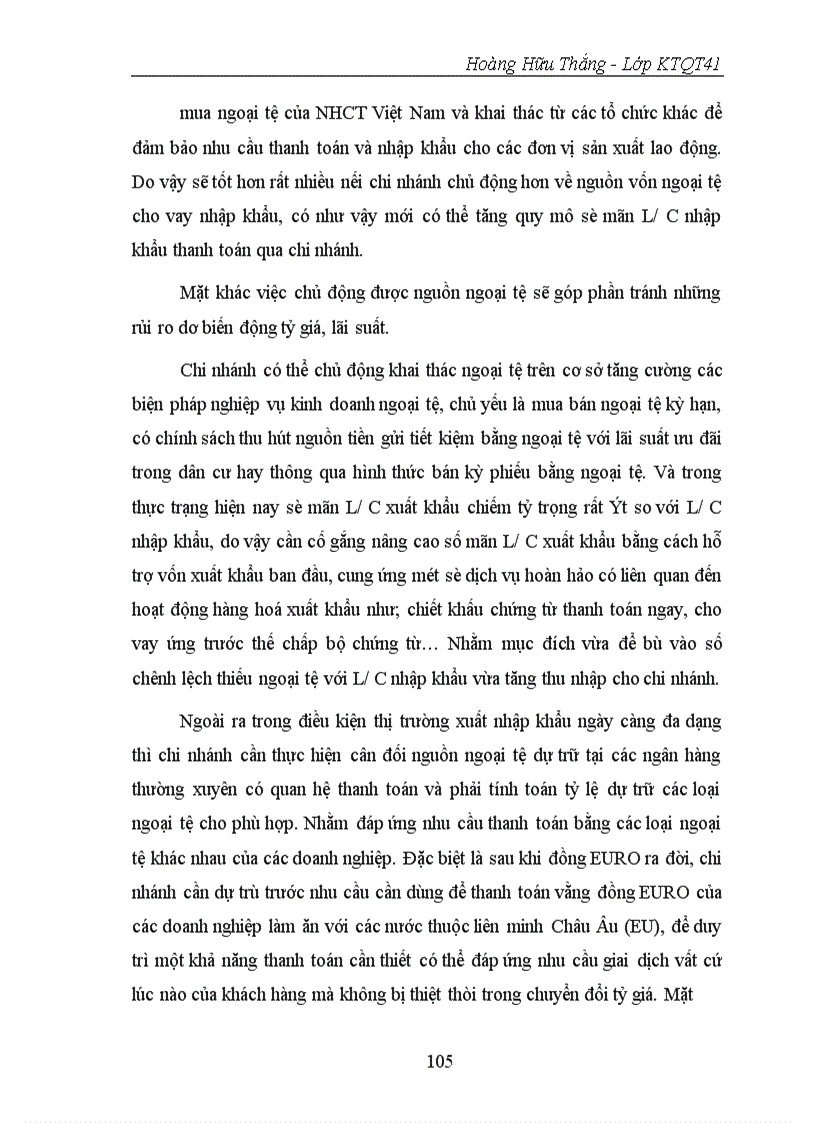 image for page Giải pháp phát triển nghiệp vụ thanh toán hàng nhập khẩu bằng phương thức tín dụng chứng từ tại Ngân hàng Công thương Đống Đa