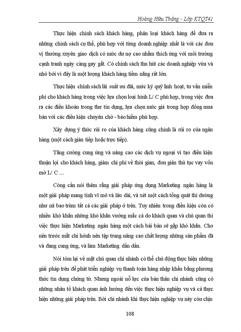 image for page Giải pháp phát triển nghiệp vụ thanh toán hàng nhập khẩu bằng phương thức tín dụng chứng từ tại Ngân hàng Công thương Đống Đa