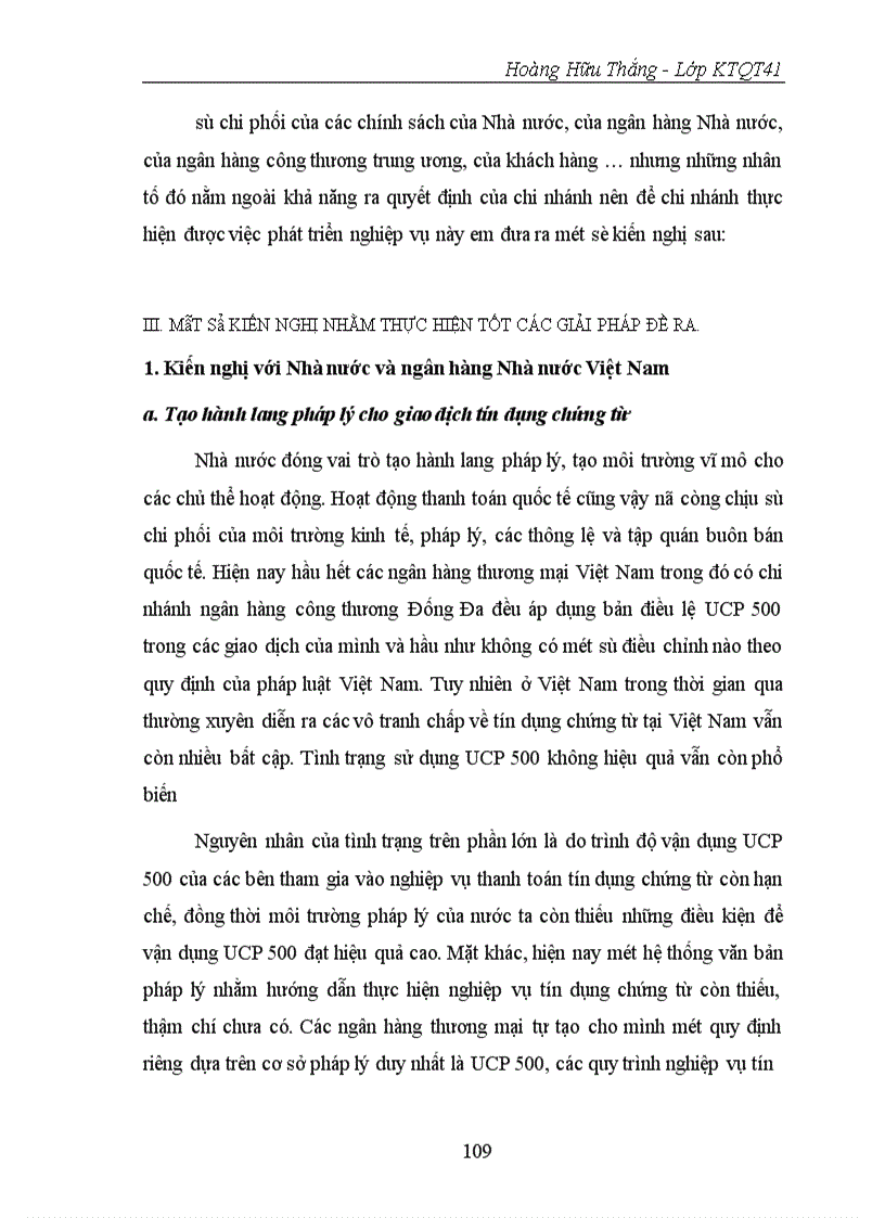 image for page Giải pháp phát triển nghiệp vụ thanh toán hàng nhập khẩu bằng phương thức tín dụng chứng từ tại Ngân hàng Công thương Đống Đa
