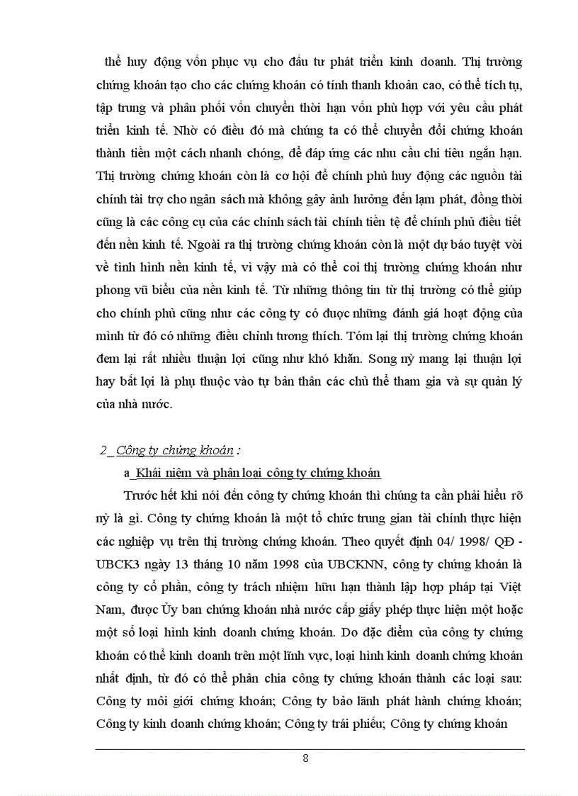 image for page Đặc điểm của các công ty chứng khoán ở Việt Nam hiện nay