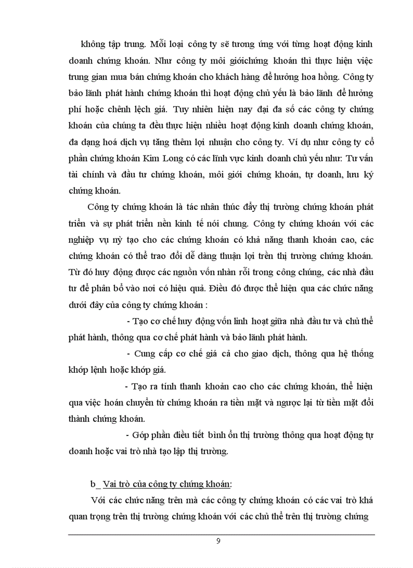 image for page Đặc điểm của các công ty chứng khoán ở Việt Nam hiện nay