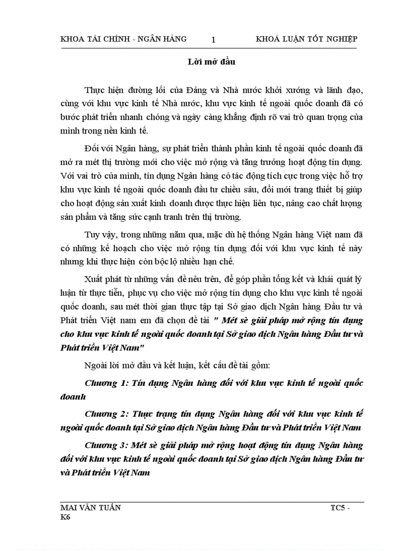 image for page Một số giải pháp mở rộng tín dụng cho khu vực kinh tế ngoài quốc doanh tại Sở giao dịch Ngân hàng Đầu tư và Phát triển Việt Nam