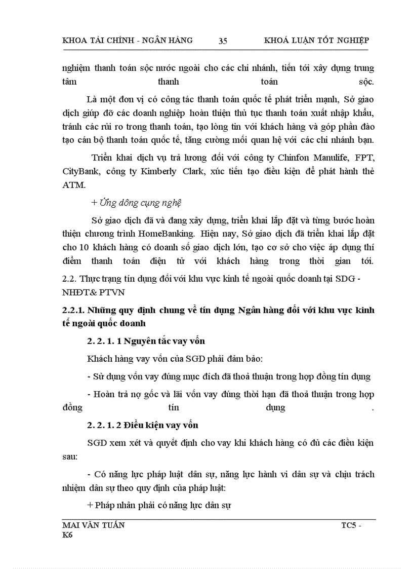image for page Một số giải pháp mở rộng tín dụng cho khu vực kinh tế ngoài quốc doanh tại Sở giao dịch Ngân hàng Đầu tư và Phát triển Việt Nam