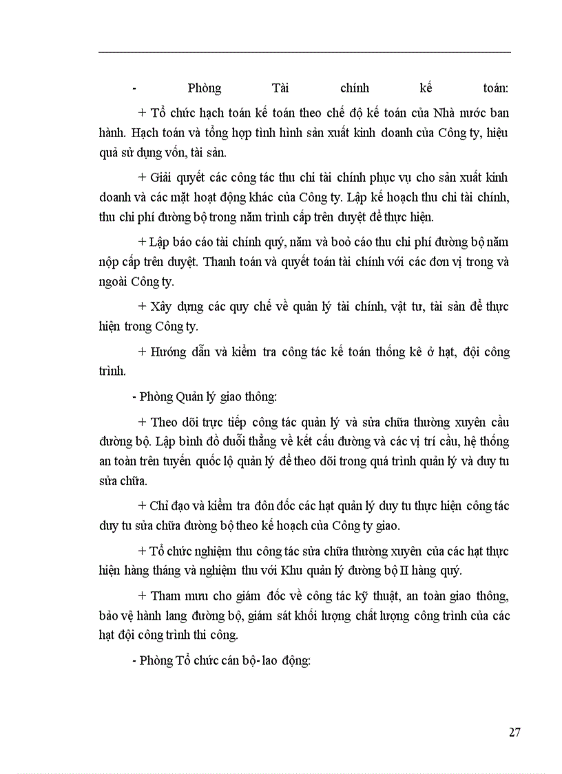 image for page Tình hình quản lý và sử dụng vốn tại Công ty quản lý và sửa chữa đường bộ 240