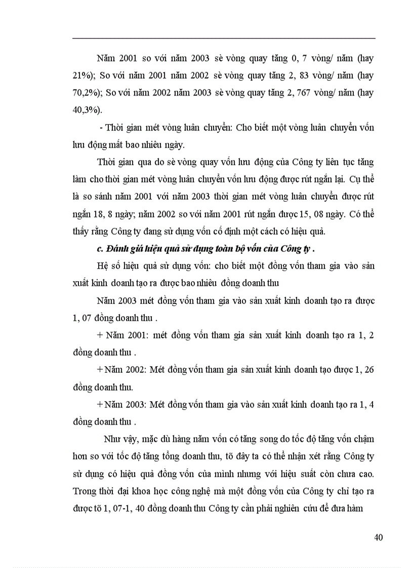 image for page Tình hình quản lý và sử dụng vốn tại Công ty quản lý và sửa chữa đường bộ 240