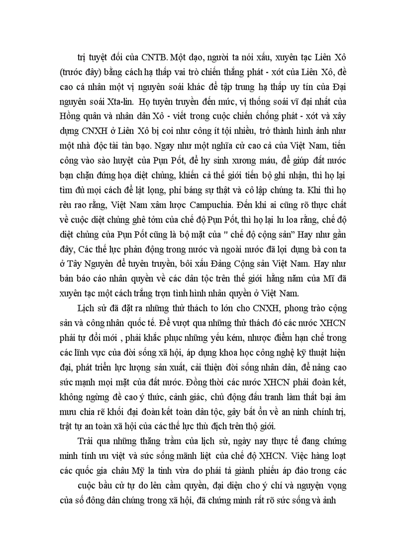 image for page Tiểu luận: môn chủ nghĩa xã hội khoa học-thời đại ngày nay