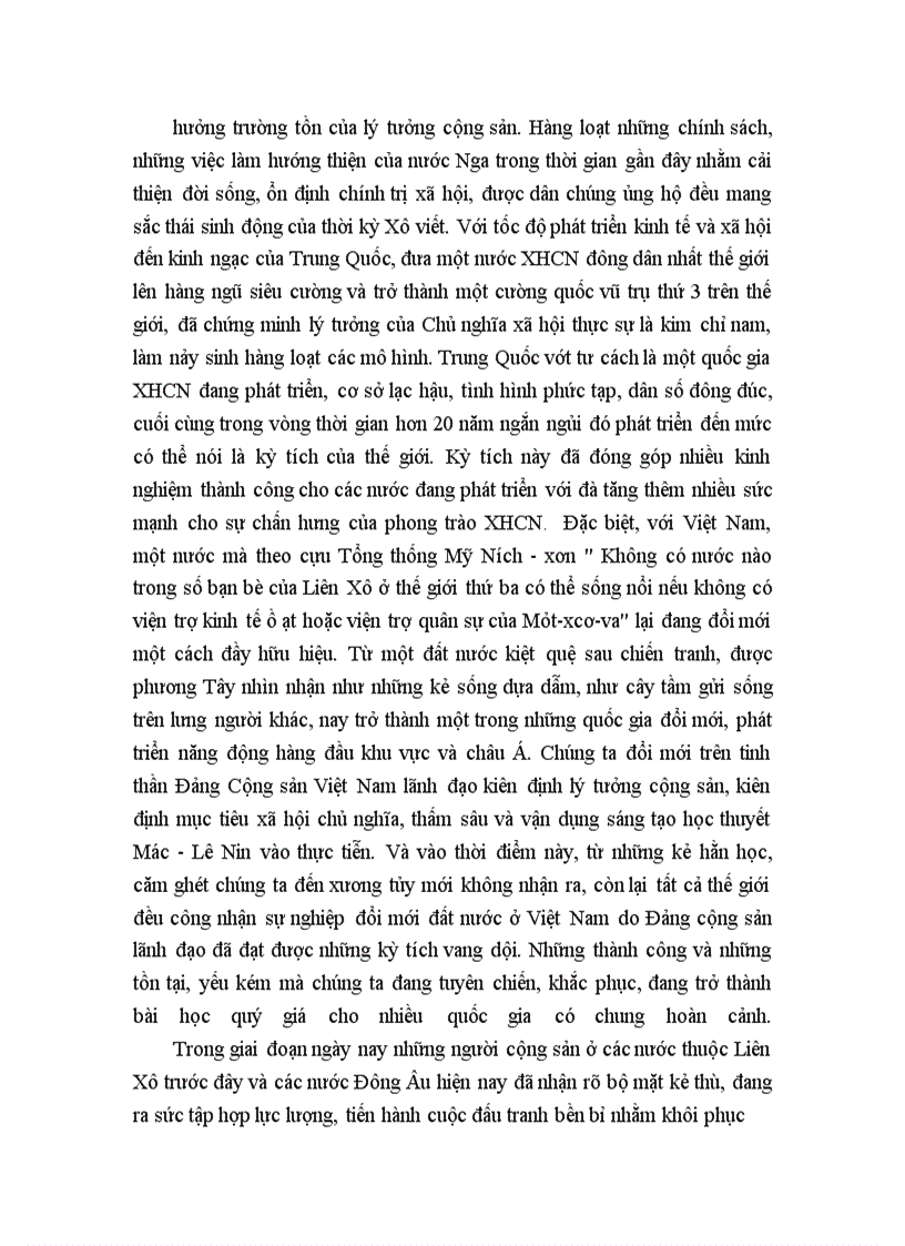 image for page Tiểu luận: môn chủ nghĩa xã hội khoa học-thời đại ngày nay