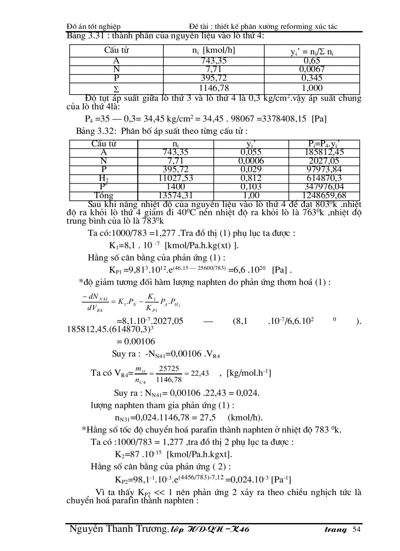 image for page Đề tài : thiết kế phân xưởng reforming xúc tác