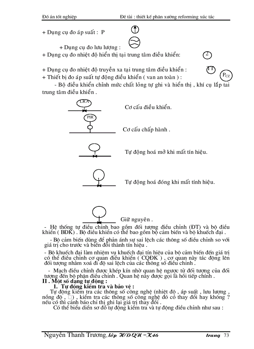 image for page Đề tài : thiết kế phân xưởng reforming xúc tác
