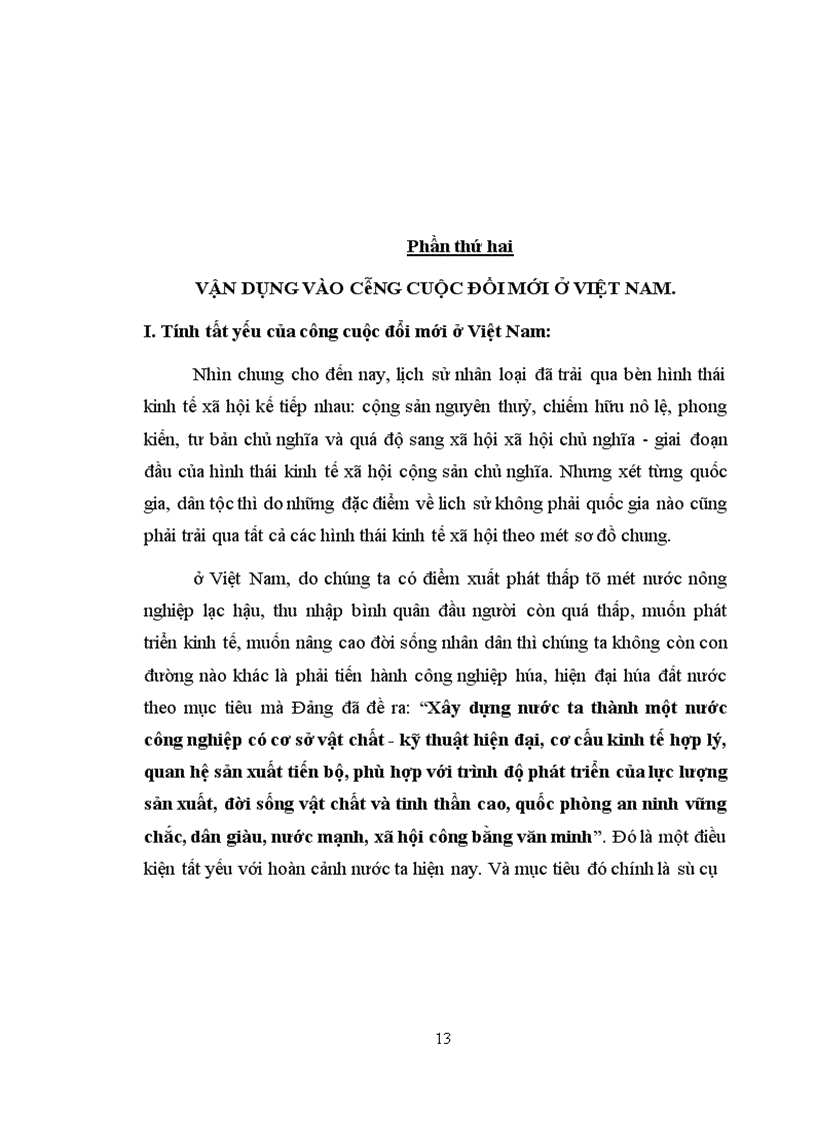 image for page Lý luận hình thái kinh tế - xã hội và vận dụng nó trong quá trình đổi mới kinh tế - xã hội ở Việt nam