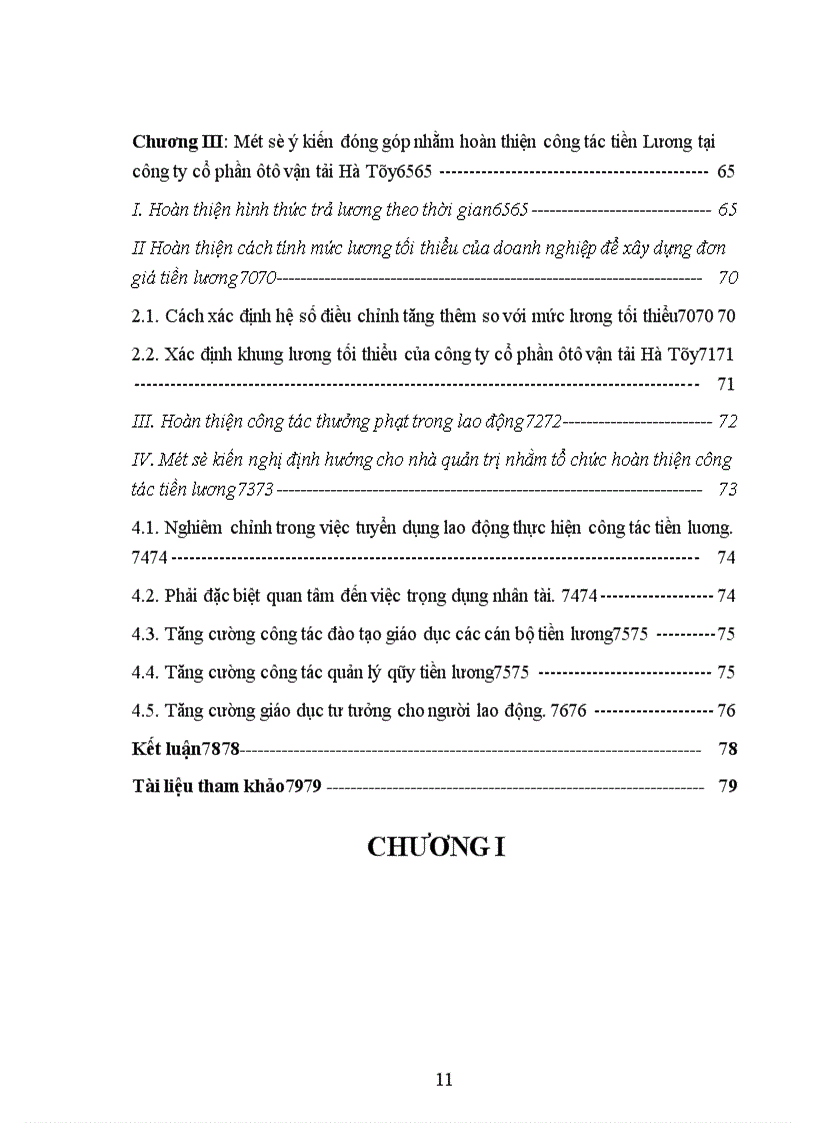 image for page Giải pháp hoàn thiện công tác tiền lương tại công ty cổ phần ôtô vận tải Hà Tây