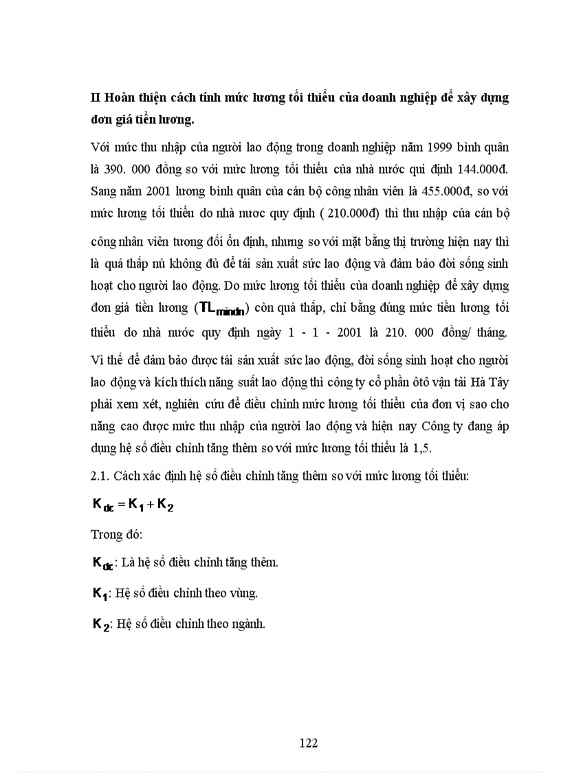 image for page Giải pháp hoàn thiện công tác tiền lương tại công ty cổ phần ôtô vận tải Hà Tây