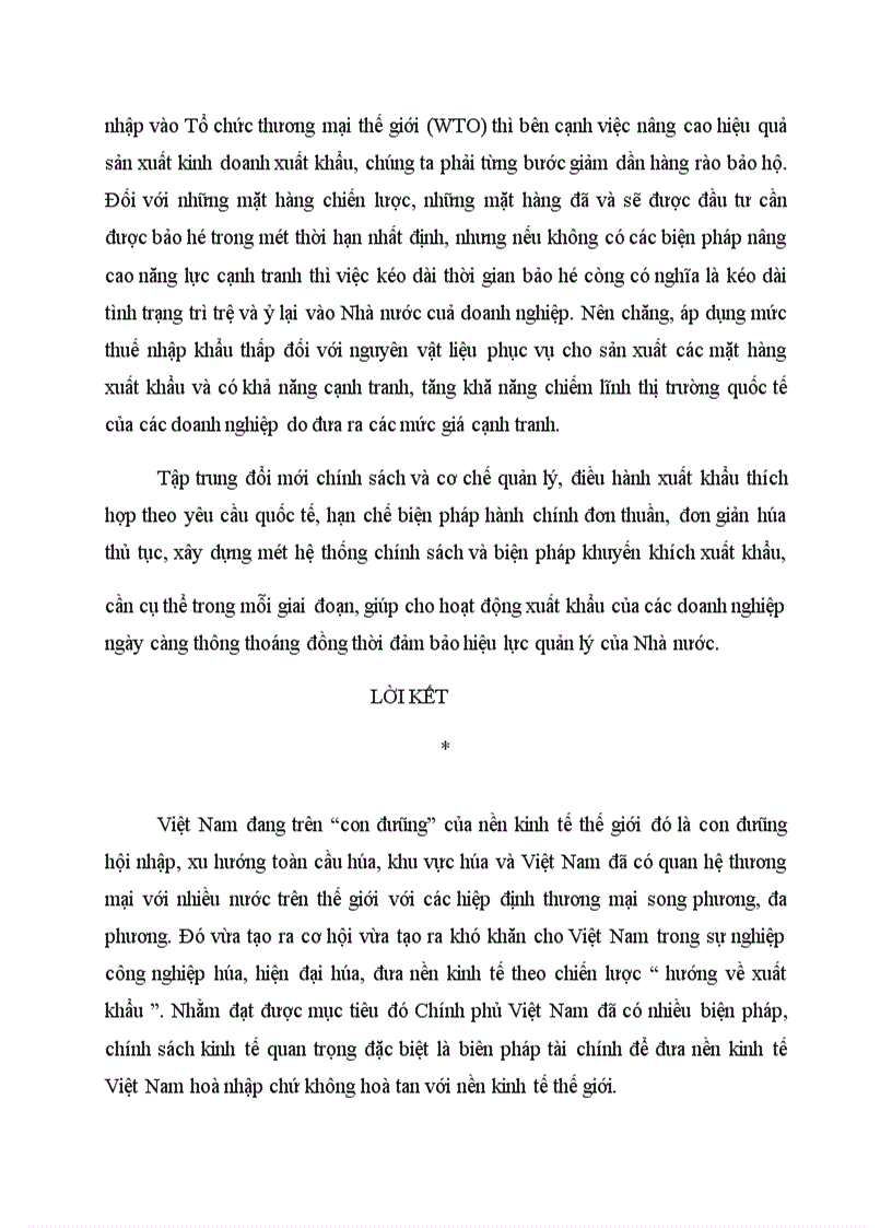 image for page Việc sử dụng các công cụ và biện pháp tài chính để điều tiết hoạt động thương mại của việt nam trong điều kiện hội nhập kinh tế quốc tế