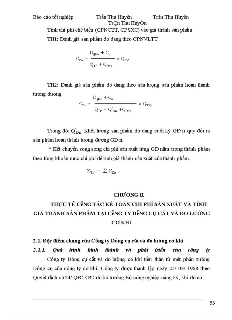 image for page Tổ chức kế toán tập hợp chi phí sản xuất và tính giá thành sản phẩm