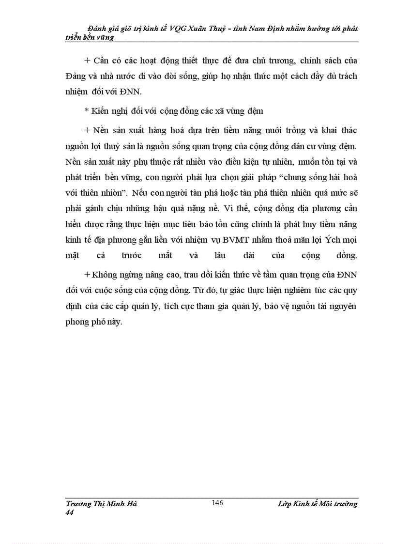 image for page Đánh giá giá trị kinh tế của Vườn quốc gia Xuân Thủy – tỉnh Nam Định nhằm hướng tới phát triển bền vững