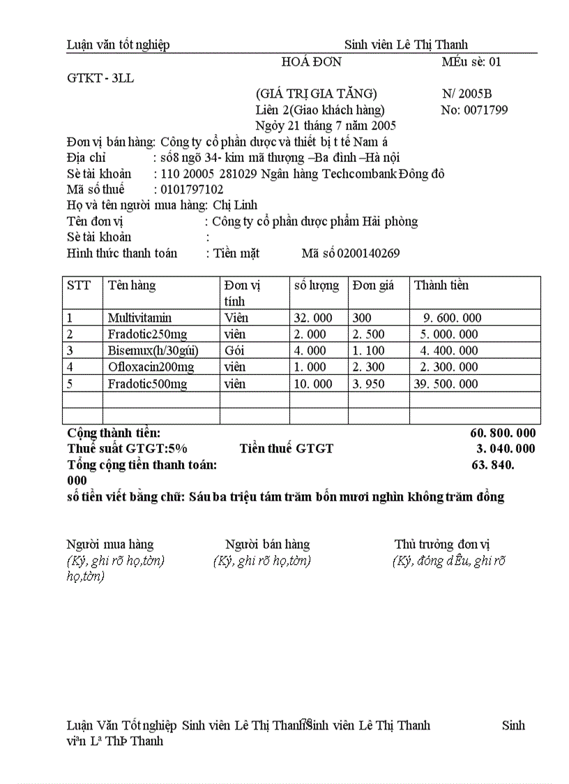 image for page Hoàn thiện công tác kế toán bán hàng và xác định kết quả bán hàng tại Công ty cổ phần dược và thiết bị y tế Nam á
