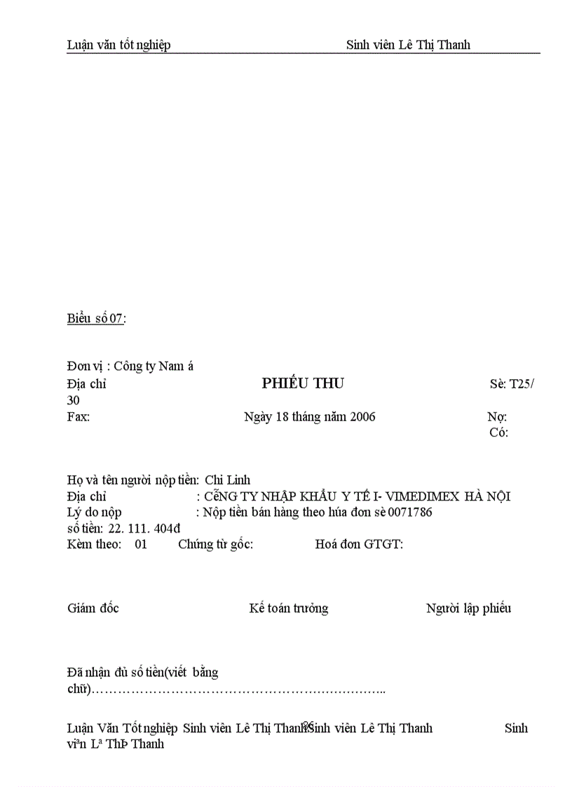 image for page Hoàn thiện công tác kế toán bán hàng và xác định kết quả bán hàng tại Công ty cổ phần dược và thiết bị y tế Nam á