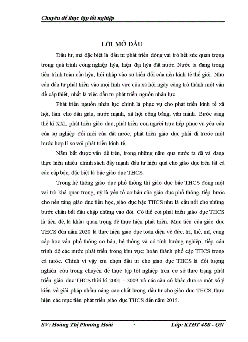 image for page Đầu tư cho giáo dục THCS. Thực trạng và giải pháp