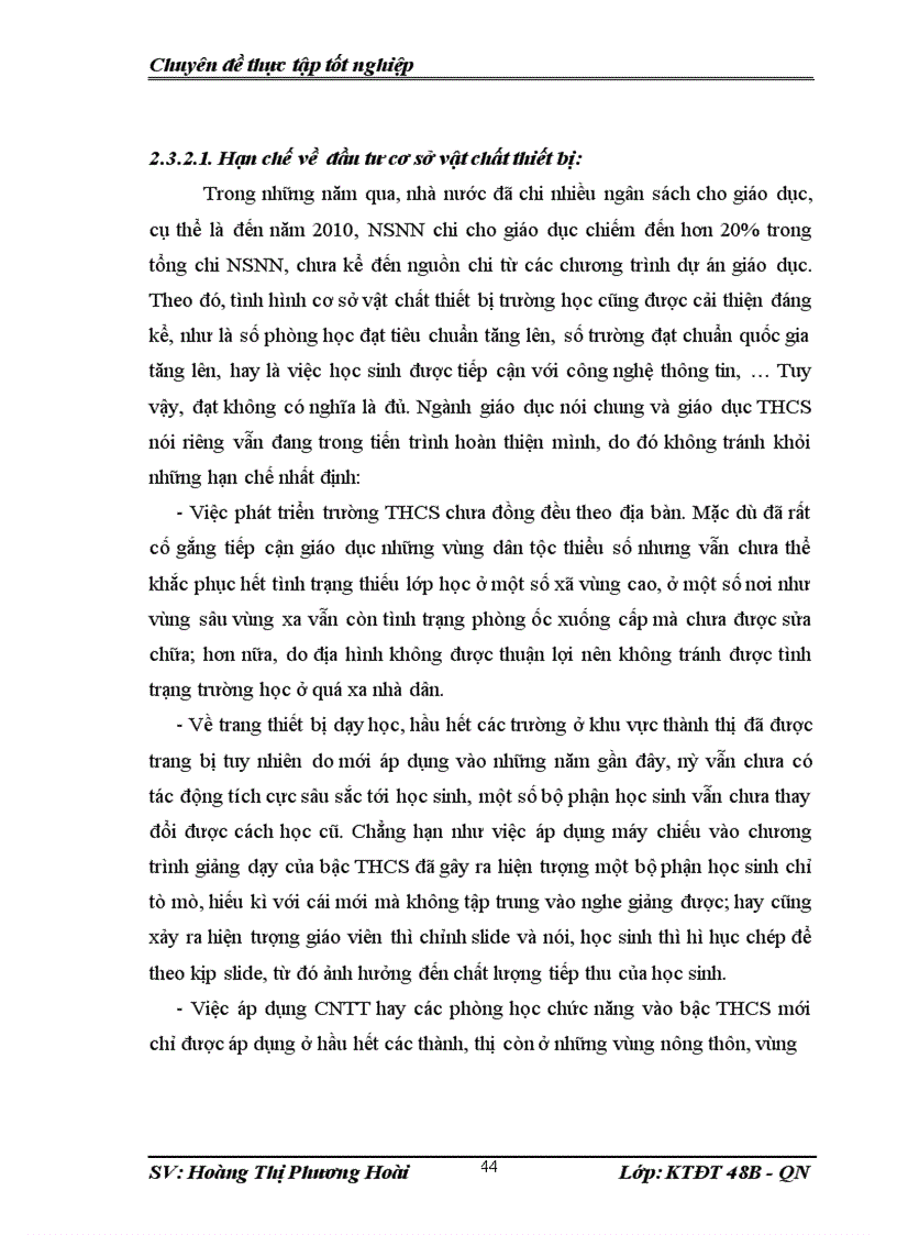 image for page Đầu tư cho giáo dục THCS. Thực trạng và giải pháp