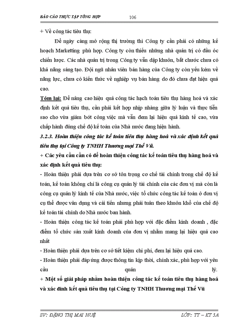 image for page Hoàn thiện công tác kế toán tiêu thụ hàng hoá và xác định kết quả tiêu thụ tại Công ty TNHH Thương mại Thế Vũ