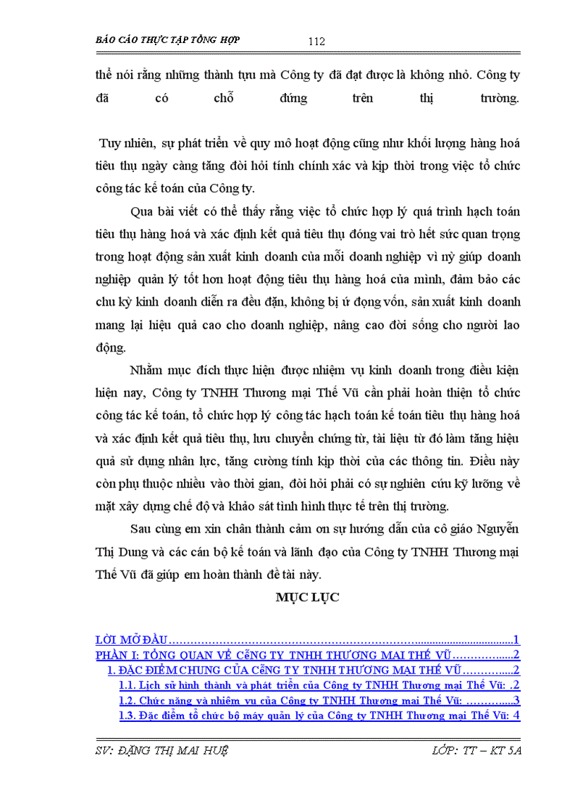 image for page Hoàn thiện công tác kế toán tiêu thụ hàng hoá và xác định kết quả tiêu thụ tại Công ty TNHH Thương mại Thế Vũ