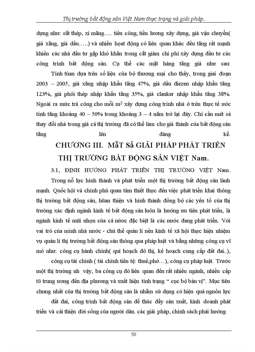 image for page Thị trường bất động sản Việt Nam thực trạng và giải pháp