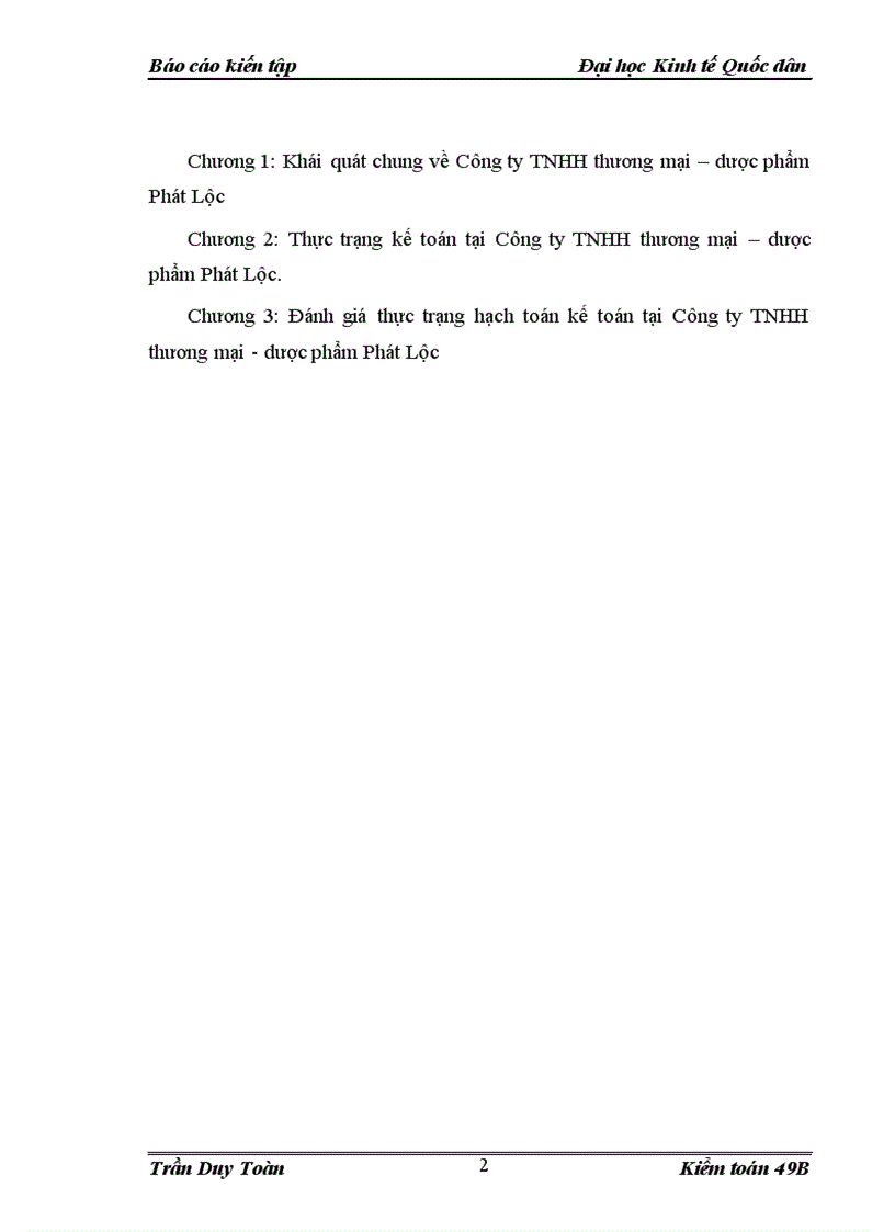 image for page Thực trạng kế toán tại Công ty TNHH thương mại – dược phẩm Phát Lộc.