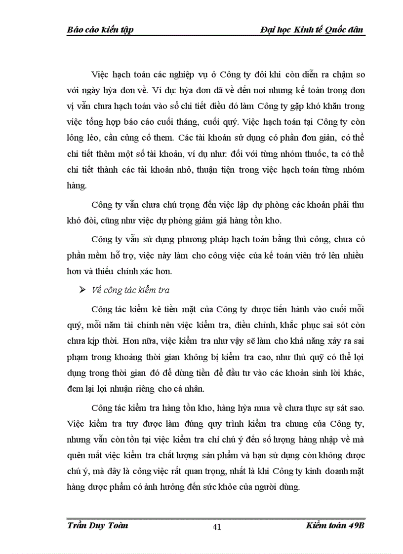 image for page Thực trạng kế toán tại Công ty TNHH thương mại – dược phẩm Phát Lộc.