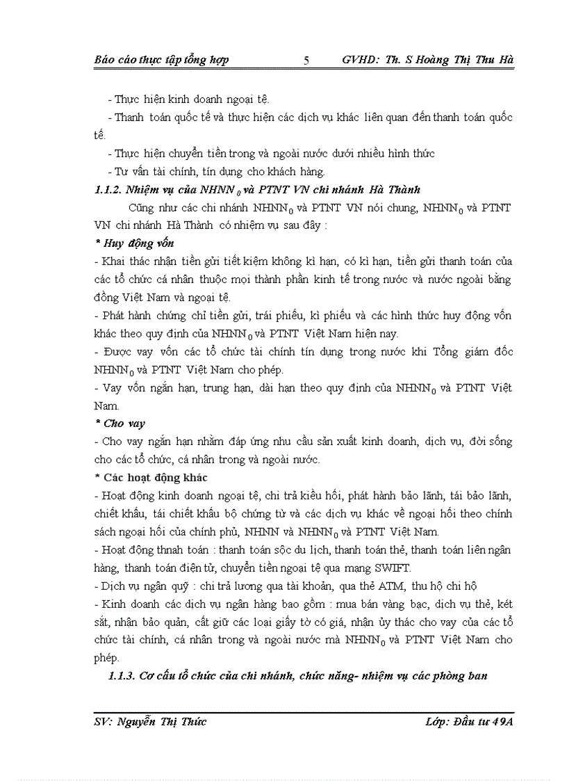 image for page Báo cáo thực tập tại NHNN&PTNT Hà Thành.