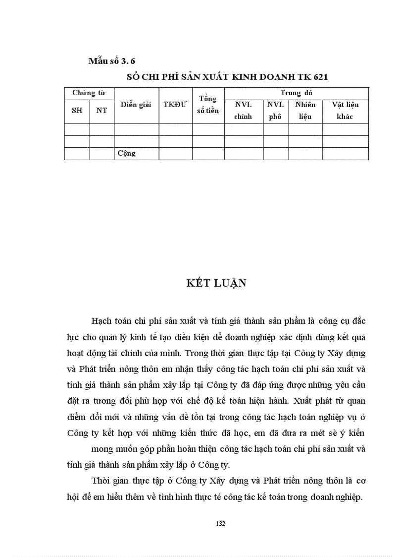 image for page Hoàn thiện công tác hạch toán chi phí sản xuất và tính giá thành sản phẩm xây lắp tại Công ty Xây dựng và Phát triển nông thôn