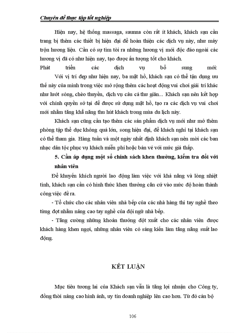 image for page Công tác quản lý kinh doanh dịch vụ tại Cty CP TM & DL Duyên Hải - Hải Phòng