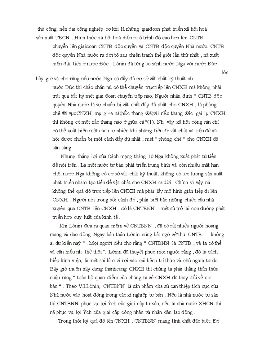 image for page Lý luận của Lênin về CNTBNN trong thời kỳ quá độ lên CNXH và sự vận dụng lý luận đó ở VIệt Nam hiện nay
