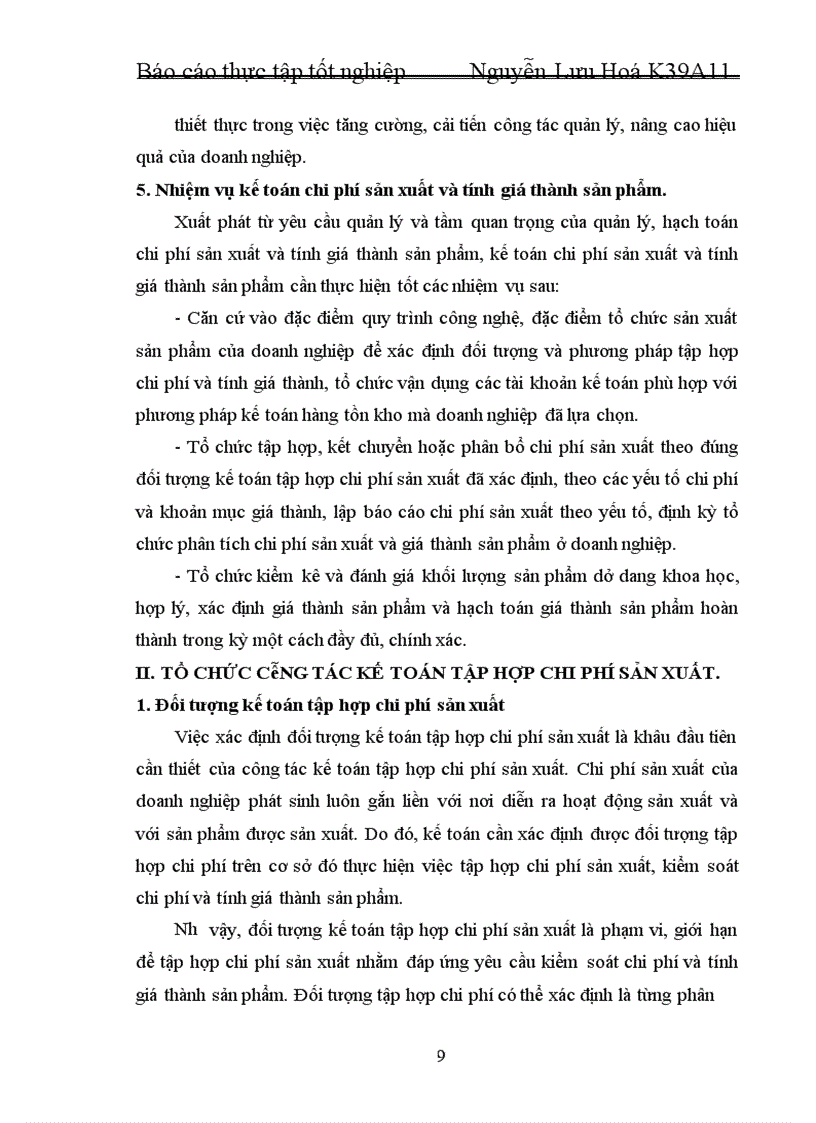 image for page Kế toán chi phí sản xuất và tính giá thành phẩm