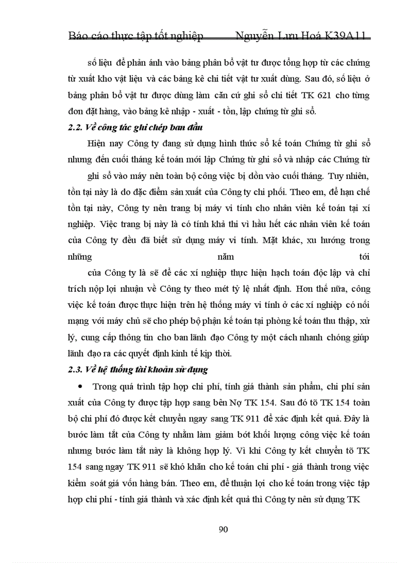 image for page Kế toán chi phí sản xuất và tính giá thành phẩm