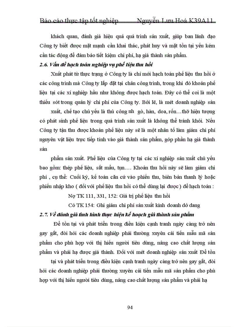 image for page Kế toán chi phí sản xuất và tính giá thành phẩm