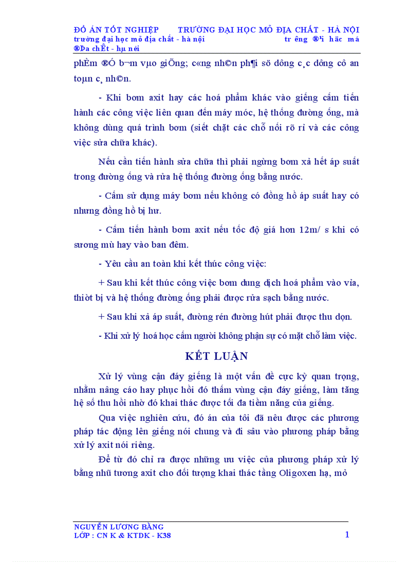 image for page Nâng cao hiệu quả khai thác dầu khí tầng Oligoxen hạ mỏ Bạch Hổ, bằng tăng cường xử lý nhũ tương axít vùng cận đáy giếng khai thác