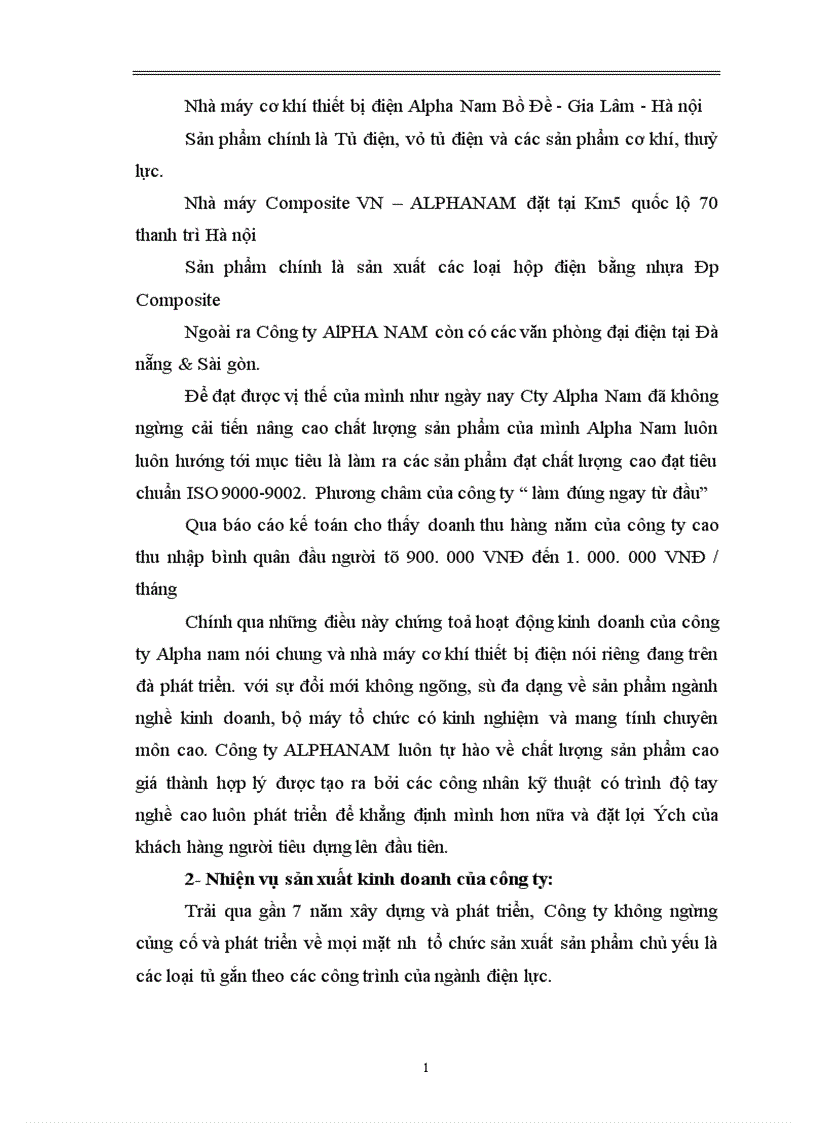 image for page Một số biện pháp nhằm nâng cao hiệu quả sử dụng vốn tại công ty Alpha Nam Nhà máy cơ khí thiết bị điện Alpha Nam