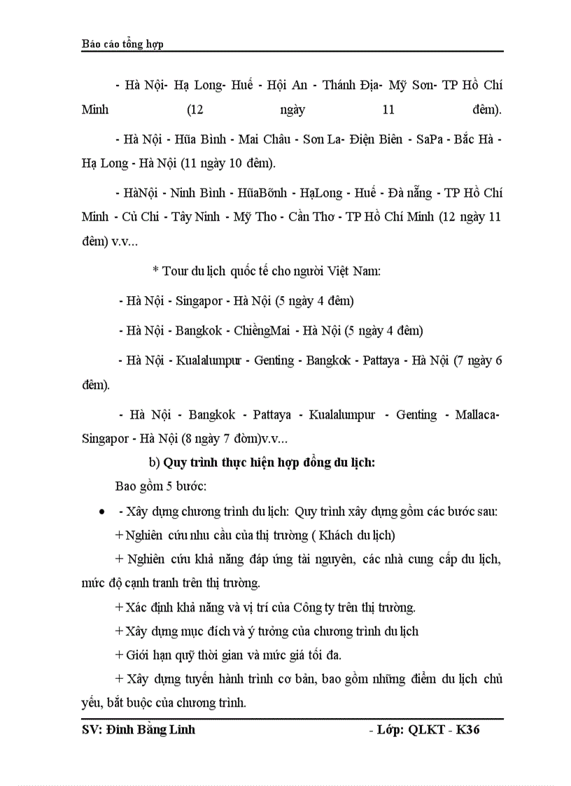 image for page Hoàn thiện chính sách sản phẩm của chi nhánh công ty du lịch Hà Tây