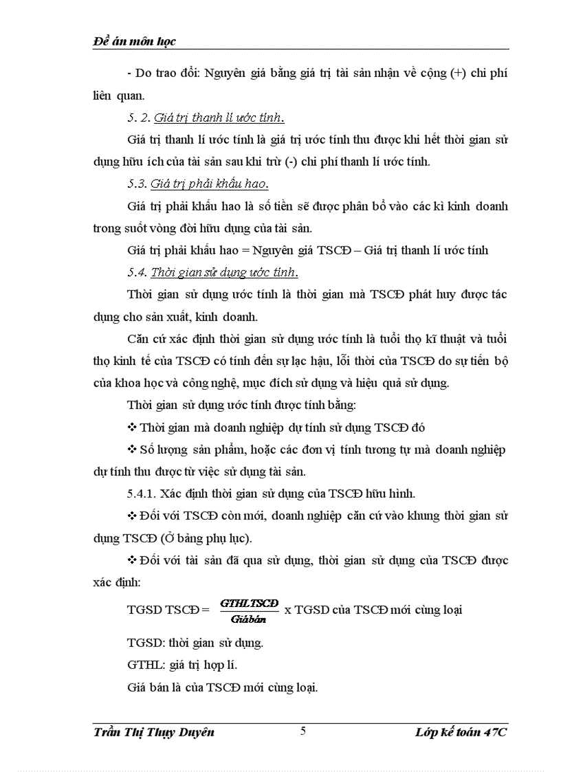 image for page Đề án môn học Có nên áp dụng thêm phương pháp khấu hao nhanh của Mỹ vào Việt Nam hiện nay?