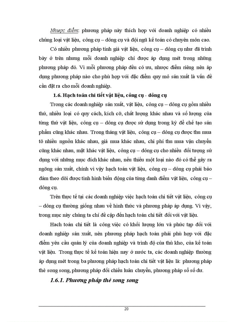 image for page Hạch toán chi tiết đối với vật liệu và công cụ - dụng cụ tại Công ty TNHH tơ tằm Thăng Long.