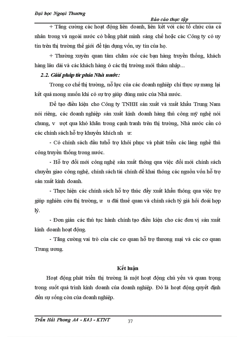 image for page Một số biện pháp nhằm mở rộng thị trường xuất khẩu thủ công mỹ nghệ của Công ty TNHH sản xuất và xuất khẩu Trung Nam