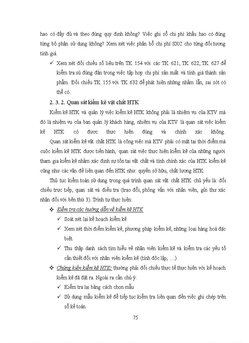 image for page Hoàn thiện quy trình kiểm toán HTK trong kiểm toán BCTC tại Công ty kiểm toán và tư vấn tài chính kế toán (AFC Sài Gòn)