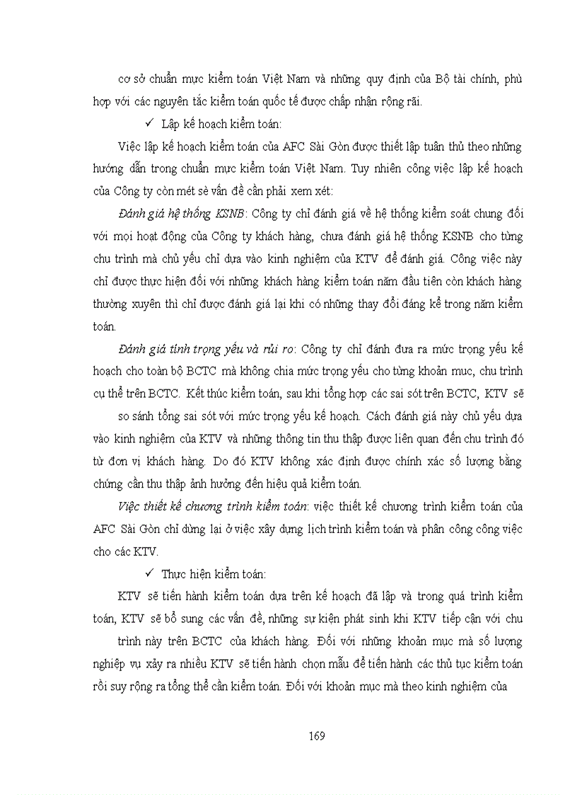 image for page Hoàn thiện quy trình kiểm toán HTK trong kiểm toán BCTC tại Công ty kiểm toán và tư vấn tài chính kế toán (AFC Sài Gòn)