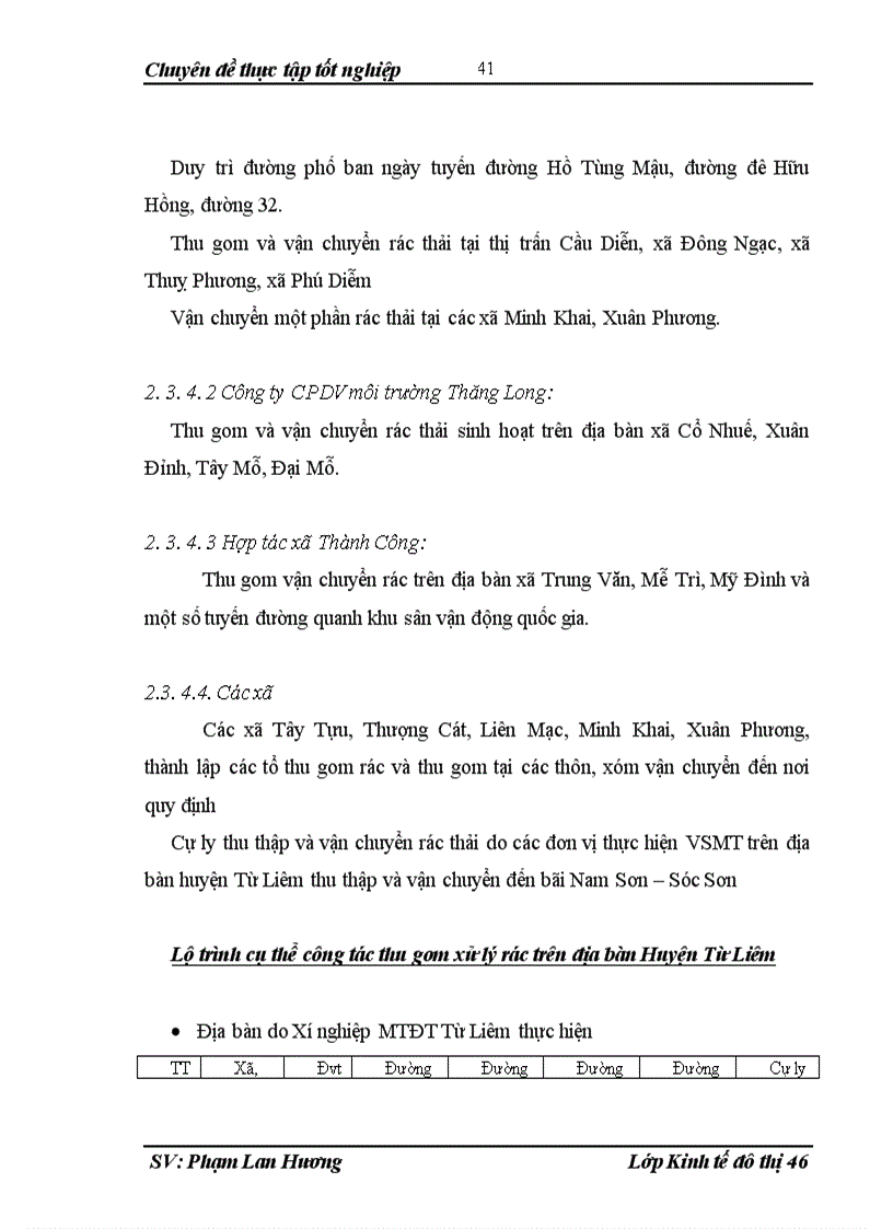 image for page Giải pháp xã hội hoá công tác thu gom và xử lý rác thải sinh hoạt trên địa bàn huyện từ liêm – hà nội