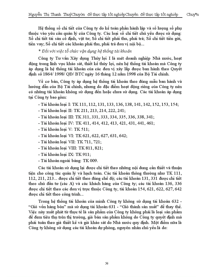 image for page Hoàn thiện công tác kế toán tập hợp chi phí sản xuất và tính giá thành tại Công ty Tư vấn Xây dựng Thuỷ Lợi I.