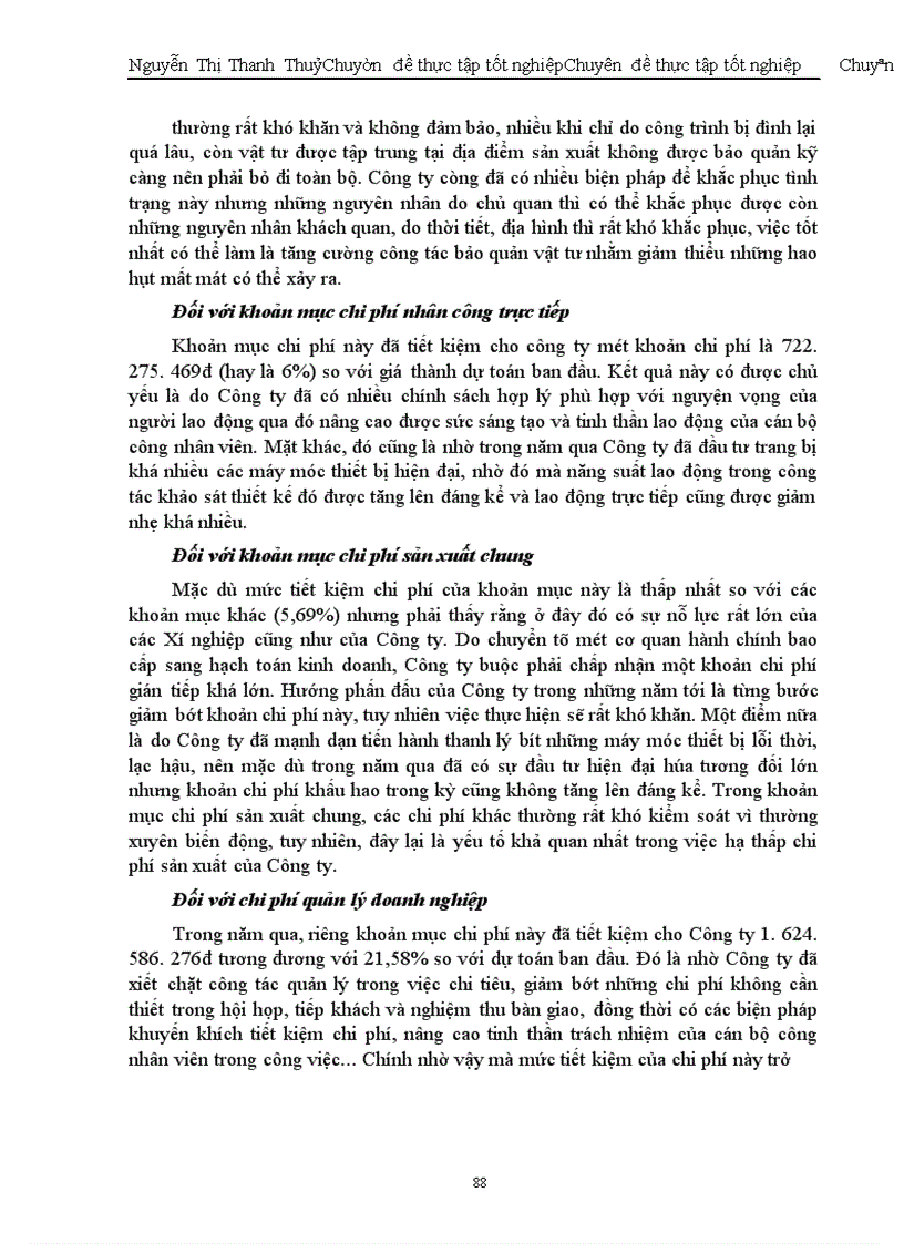 image for page Hoàn thiện công tác kế toán tập hợp chi phí sản xuất và tính giá thành tại Công ty Tư vấn Xây dựng Thuỷ Lợi I.
