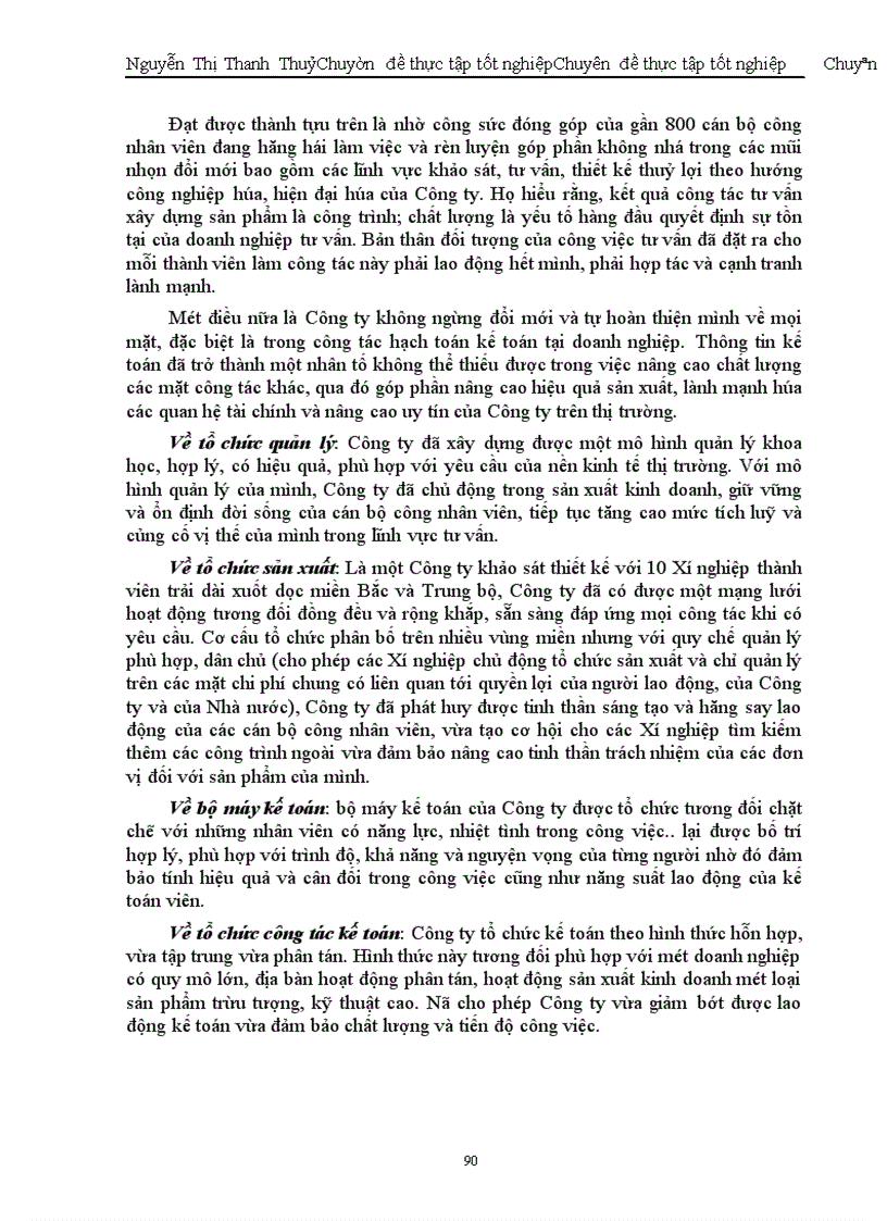 image for page Hoàn thiện công tác kế toán tập hợp chi phí sản xuất và tính giá thành tại Công ty Tư vấn Xây dựng Thuỷ Lợi I.