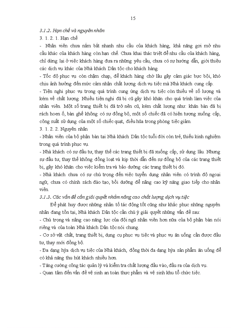 image for page Giải pháp nâng cao chất lượng dịch vụ tiệc tại Nhà khách Dân tộc