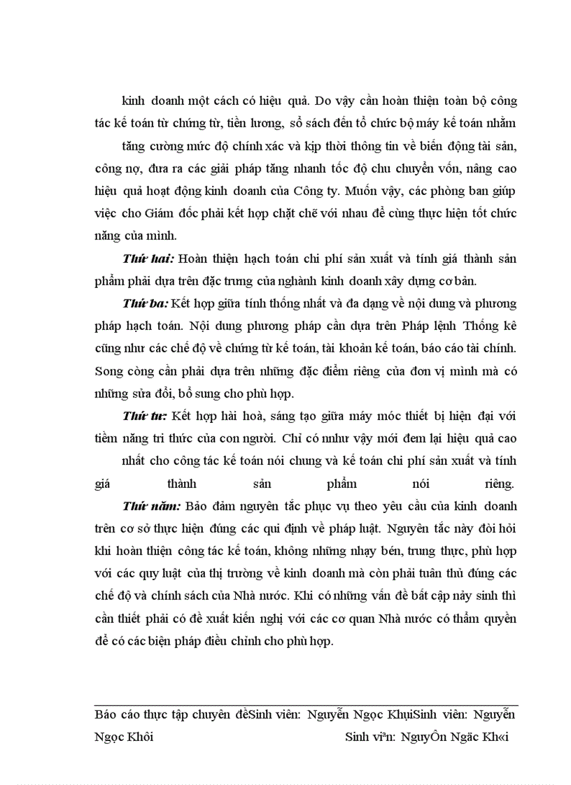 image for page Hoàn thiện chi phí sản xuất và tính giá thành sản phẩm xây lắp tại Công ty Sông Đà 1